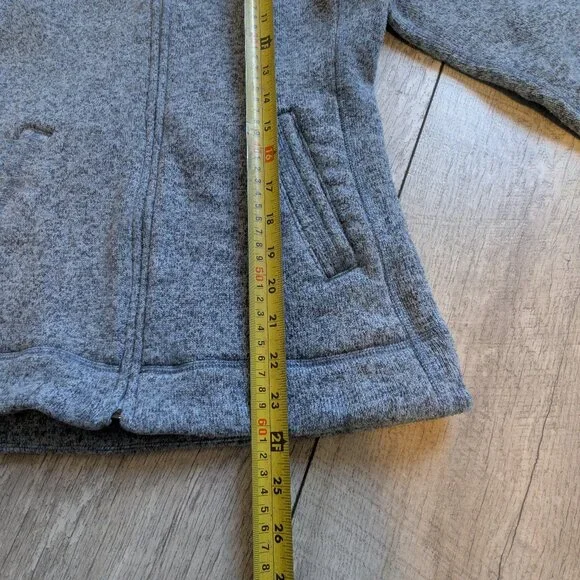 The North Face Crescent Sunset Hooded Full Zip Sweater S Gorpcore Cozy Minimal - Picture 13 of 13